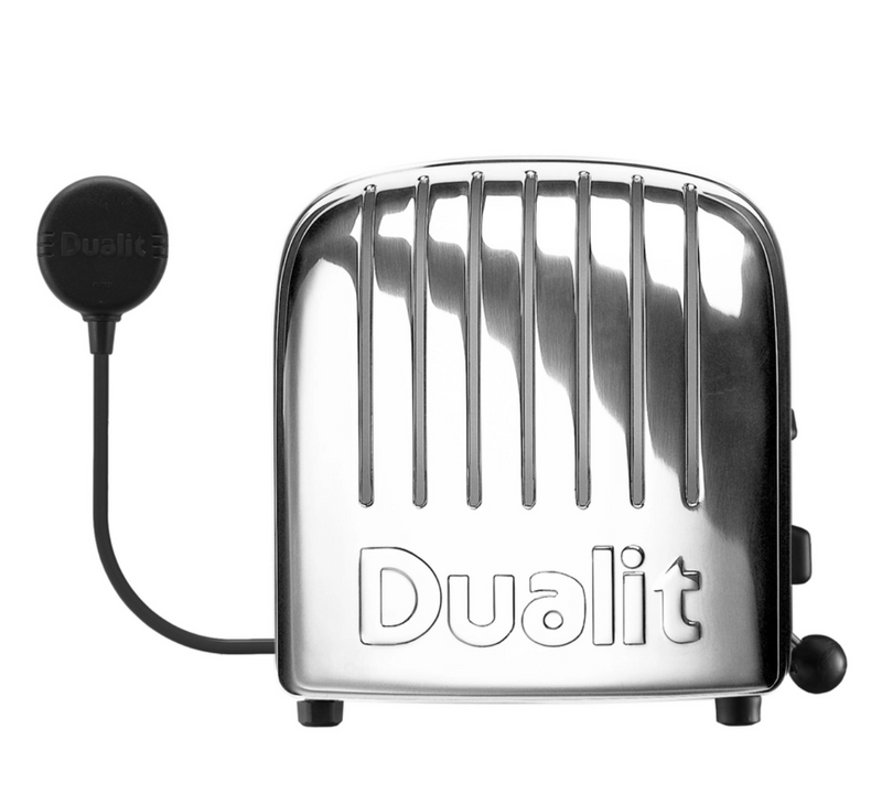 Dualit NewGen Extra-Wide Slot Toaster, 4-Slice, Polished Chrome
