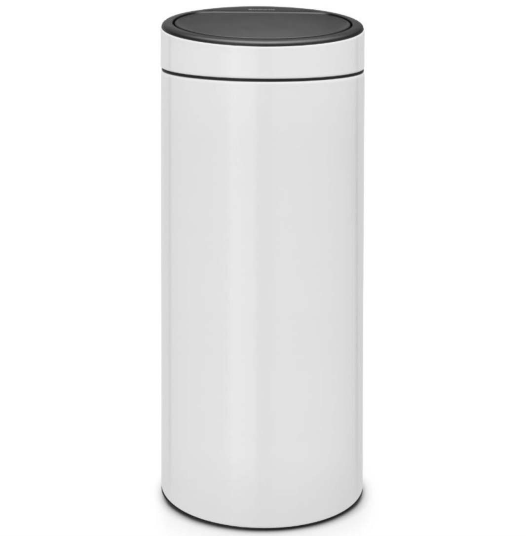 Brabantia Touch Bin Trash Can – White – 8 Gallon - LOCAL UPPER EAST SIDE DELIVERY ONLY