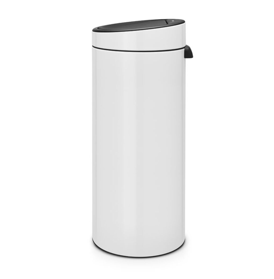 Brabantia Touch Bin Trash Can – White – 8 Gallon - LOCAL UPPER EAST SIDE DELIVERY ONLY