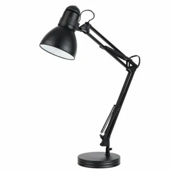 LED Swing Arm Desk Lamp – Black – 28-In.