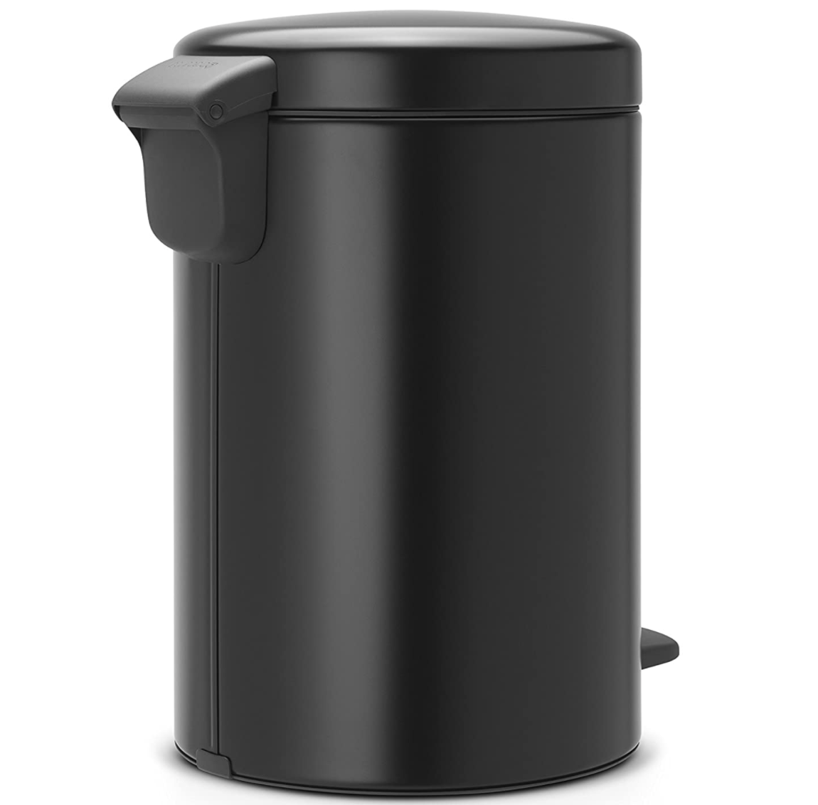 Brabantia NewIcon Step Trash Can – Matt Black – 3.2 Gal - LOCAL UPPER EAST SIDE DELIVERY ONLY