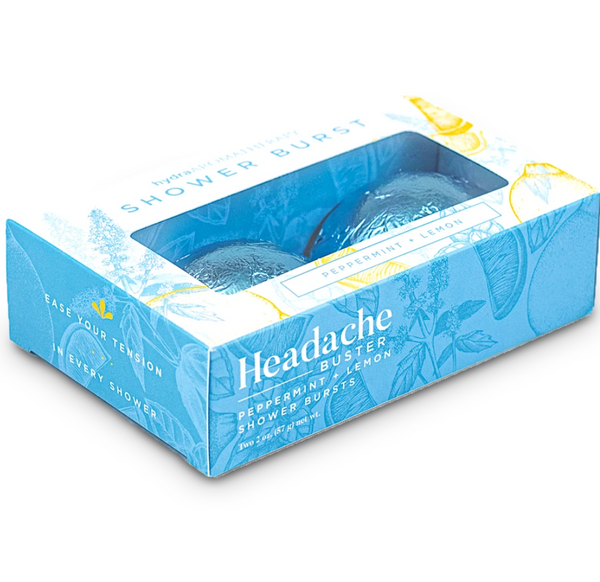 HydraAromatherapy Shower Burst Duo Pack – Headache Buster