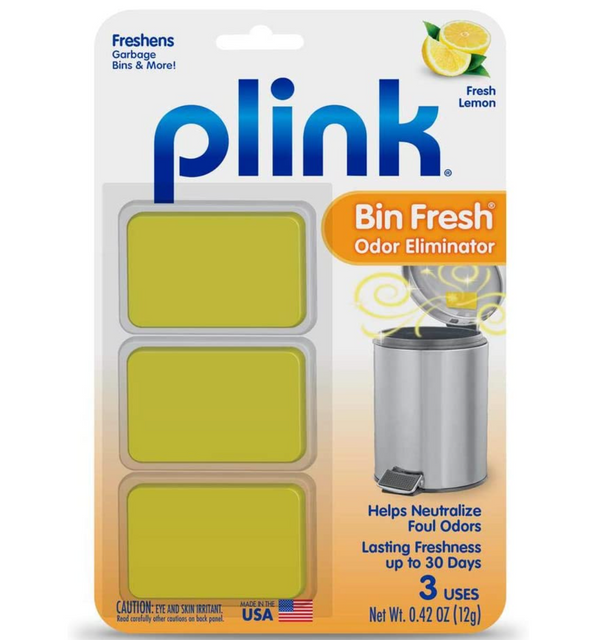 Plink Bin Fresh Odor Eliminators in Fresh Lemon – 3-Pack