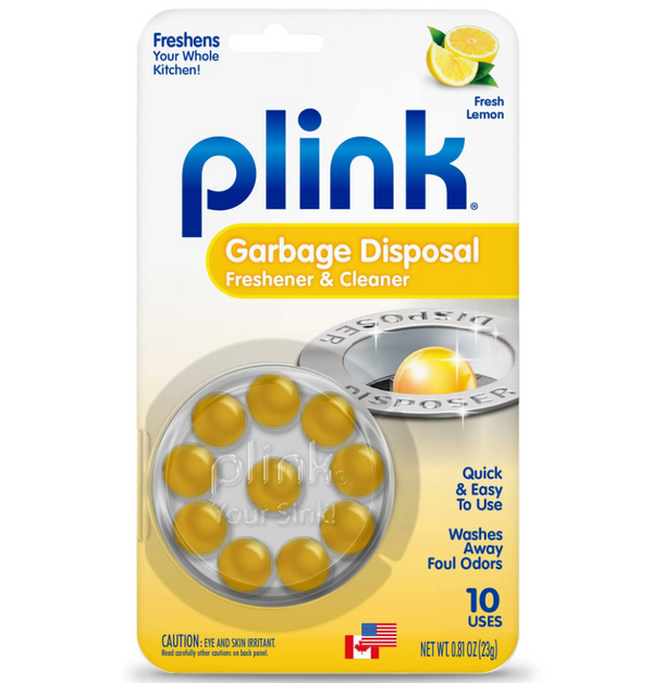 Plink Garbage Disposal Freshener & Cleaner, Fresh Lemon