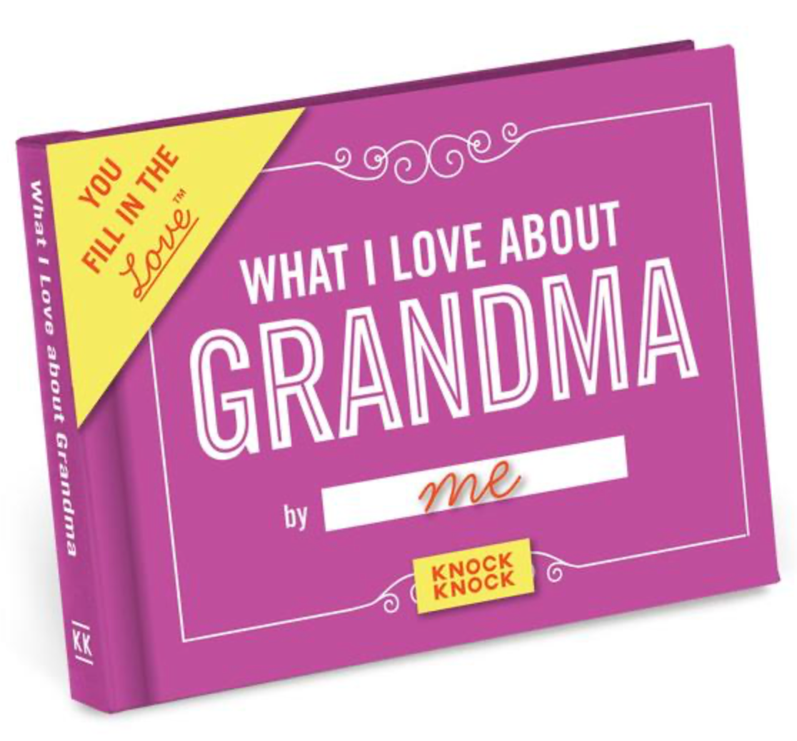 What I Love about Grandma Fill in the Love Book