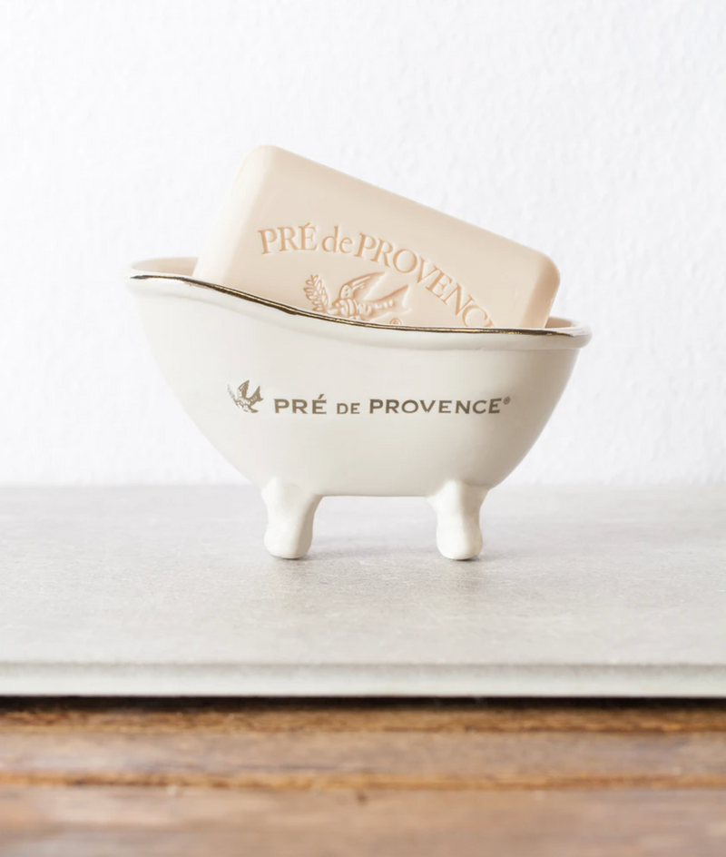 Pre' De Provence 'Le Bain' Ceramic Soap Dish