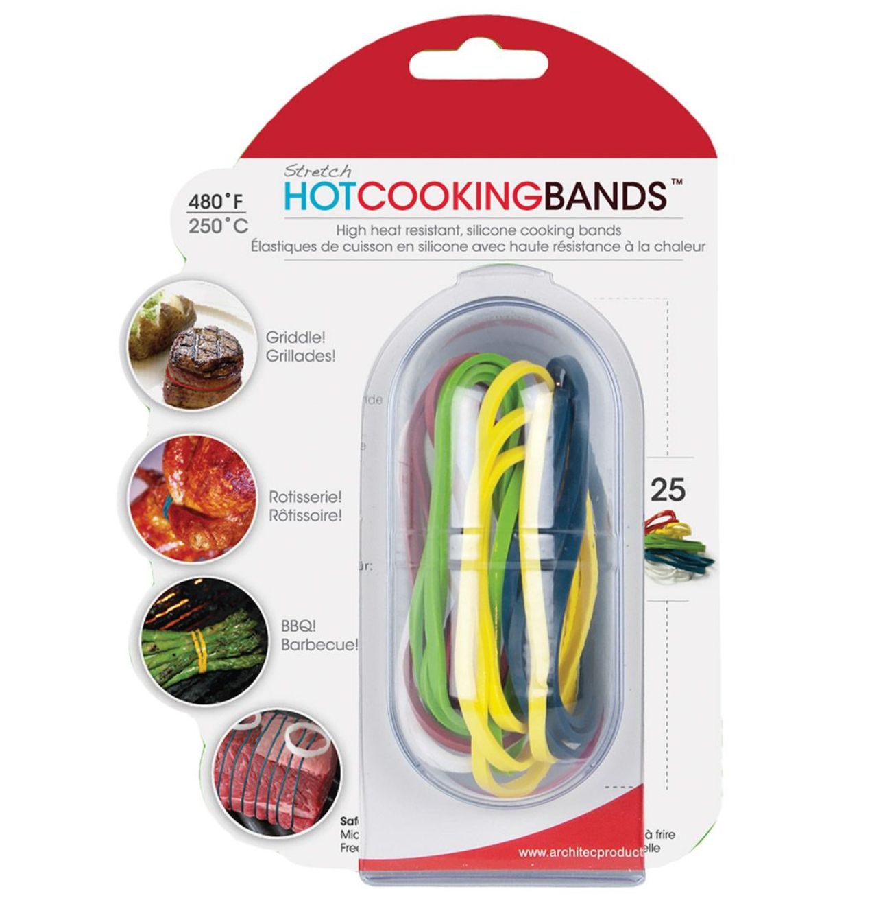 Stretch Cooking Bands – Set of 25