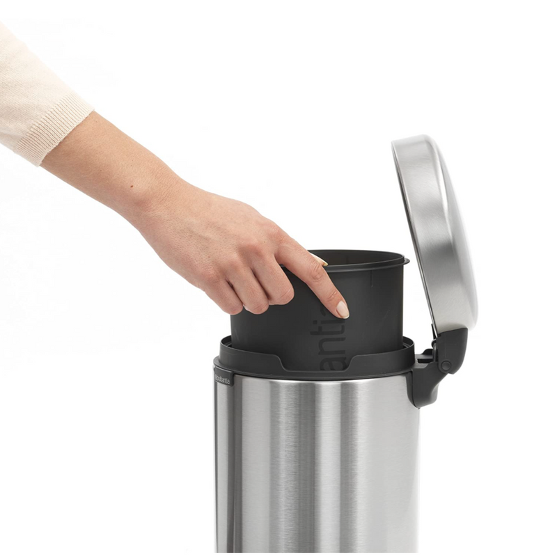 Brabantia NewIcon Step Trash Can – Matt Steel – 3.2 Gal - LOCAL UPPER EAST SIDE DELIVERY ONLY
