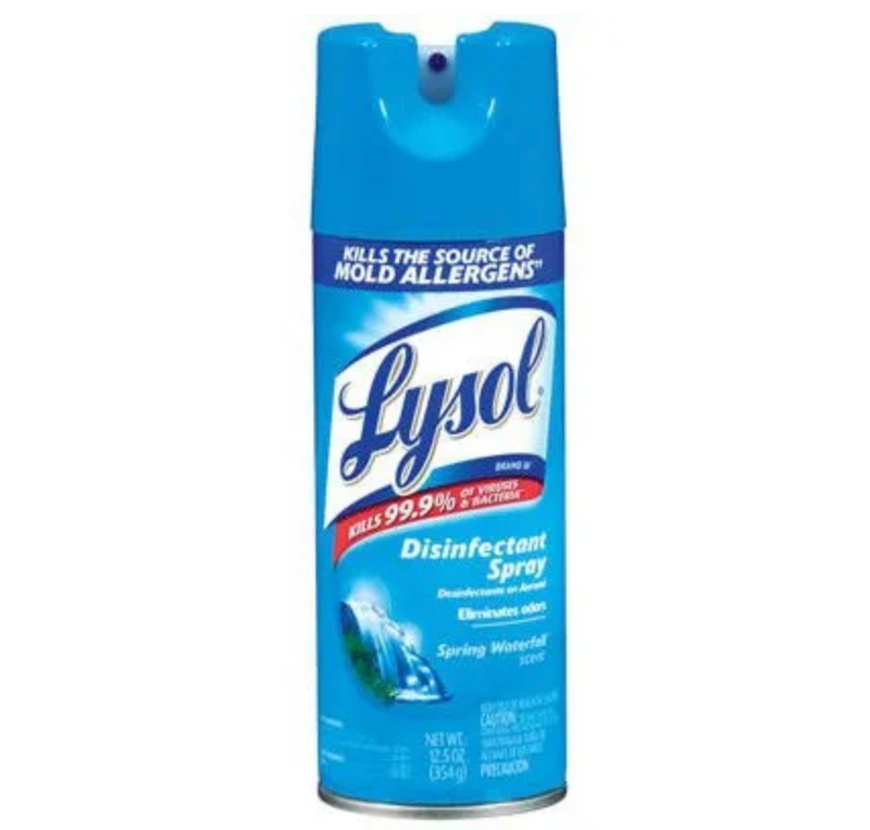 Lysol Spring Waterfall Scent Disinfectant Spray – 12.5oz