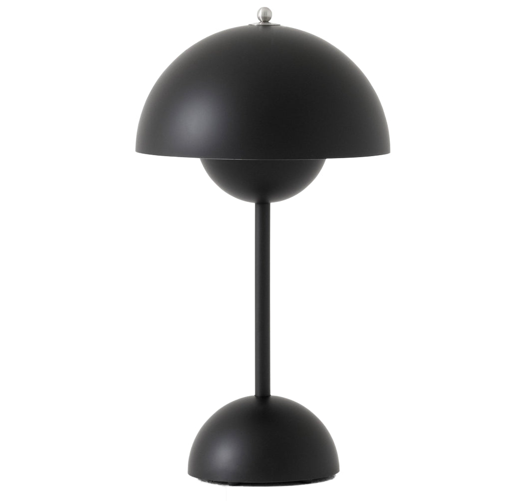 Flowerpot Portable Table Lamp VP9 Designed by Verner Panton – Matt Black