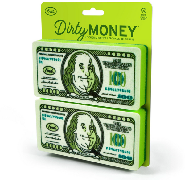 Dirty Money Sponges - Pack of 2