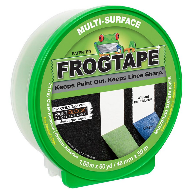 FrogTape Multi-Surface Painter's Tape with PaintBlock –  1.88 in. x 60 yds.