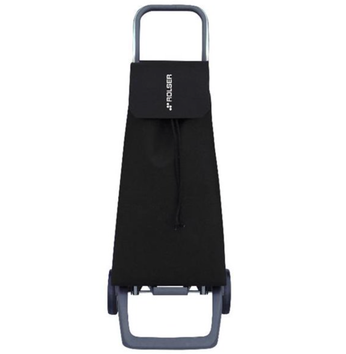 Rolser Aluminum Shopping Trolley Bag – Holds 55lb. – Black