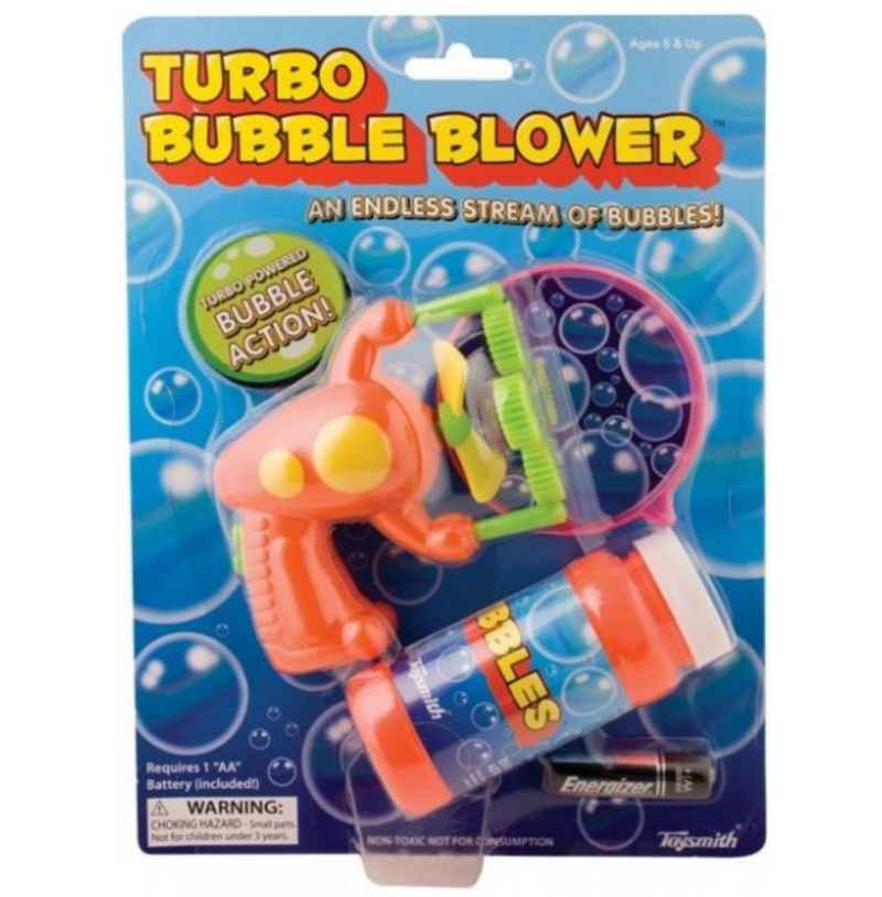 Turbo Bubble Blower Toy