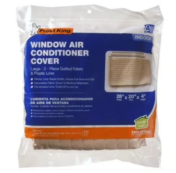 Large Indoor A/C Cover – Fits Units Up to 20" x 28"