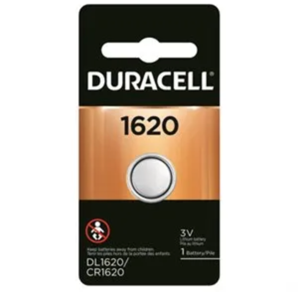 Duracell - 1620 3V Lithium Coin Battery - Long Lasting Battery - 1 Count