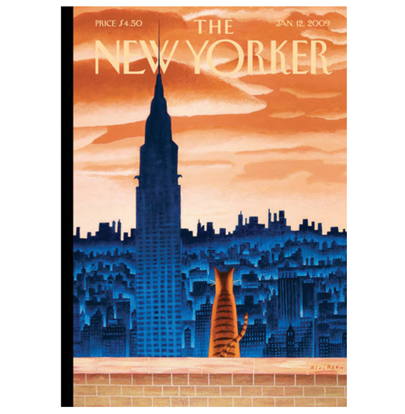 New Yorker Cover Note Card - The High Life