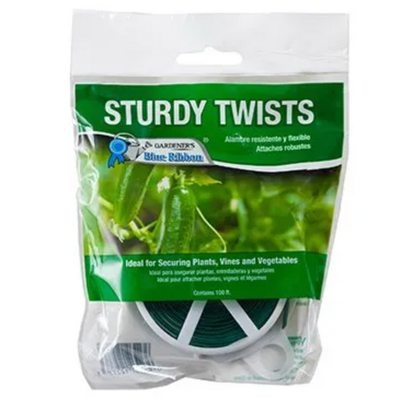 Sturdy Twists Plastic-Coated Plant Wire – 100ft.