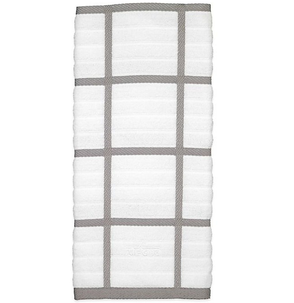 All-Clad Solid Kitchen Towel, Pewter