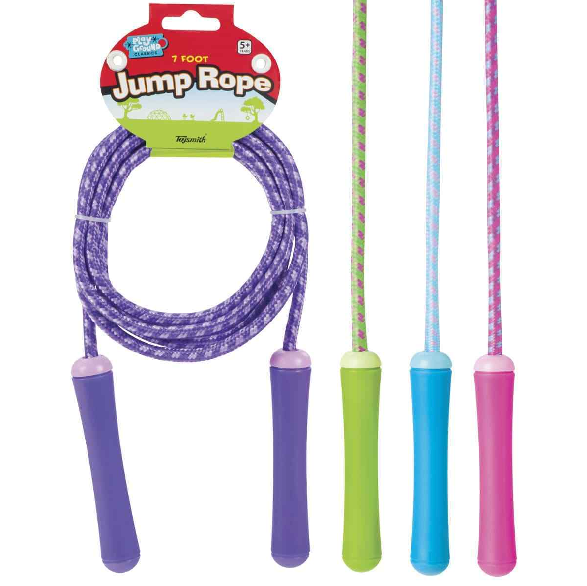 Playground Classics Nylon Jump Rope – Assorted Colors – Sold Individually
