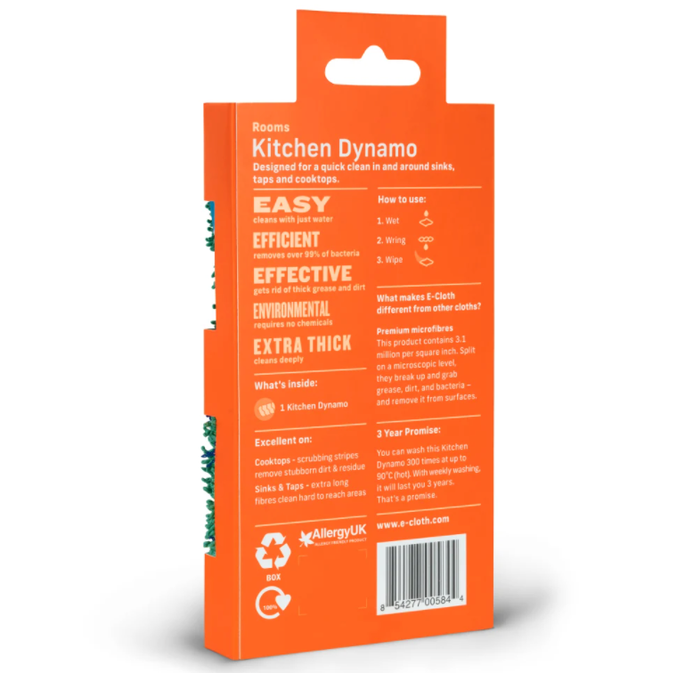 E-Cloth Kitchen Dynamo Microfiber Sponge