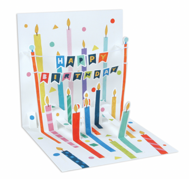 Up With Paper 3D Pop-Up Greeting Card – Lots of Candles