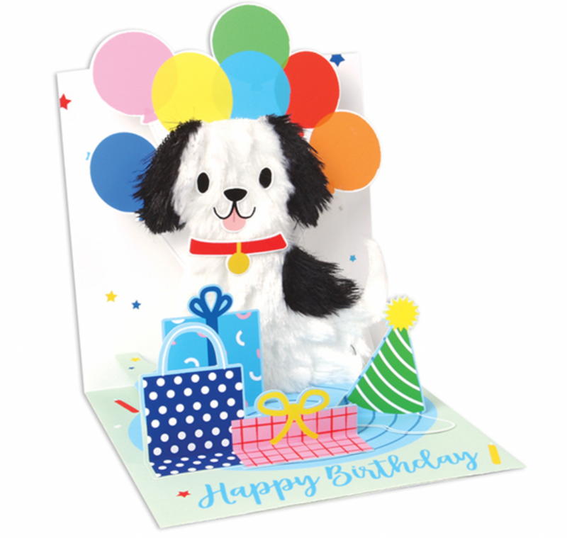 Up With Paper 3D Pop-Up Greeting Card – Puppy Balloons