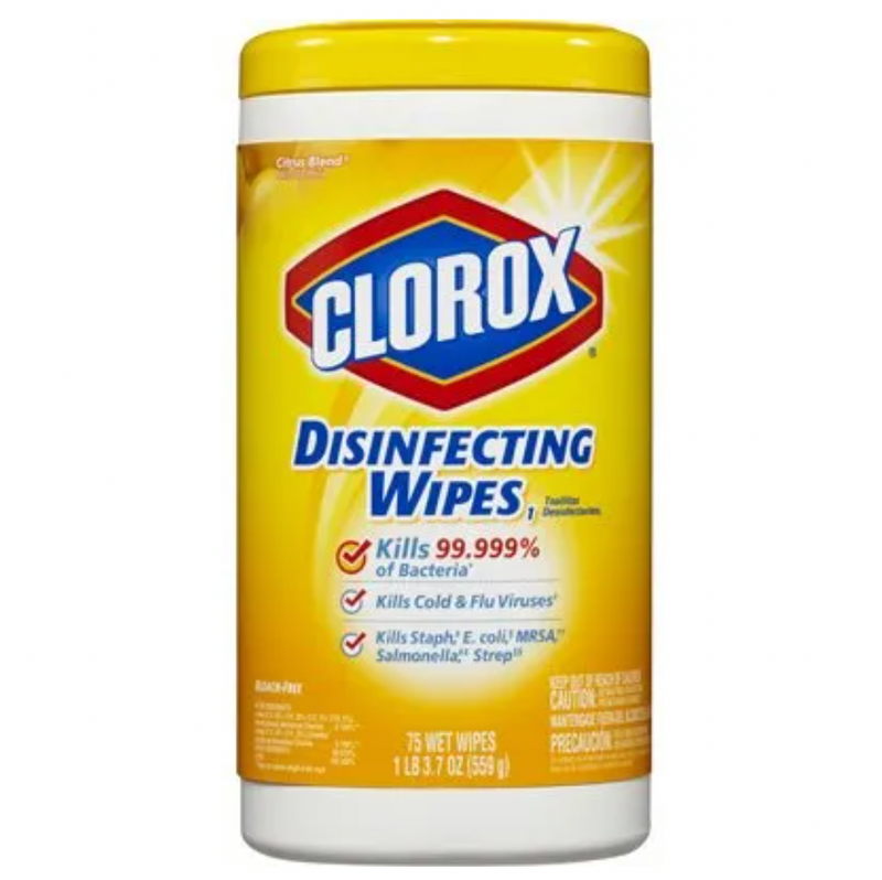 Clorox Crisp Lemon Disinfecting Wipes, 75 ct - Fry's Food Stores