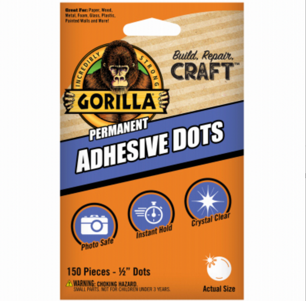Gorilla Permanent Adhesive Dots – 150