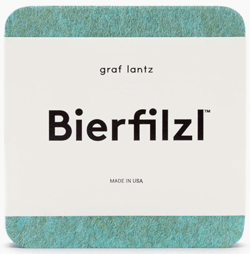 Graf Lantz Bierfilzl Square Felt Coaster – Coastal – 4pk