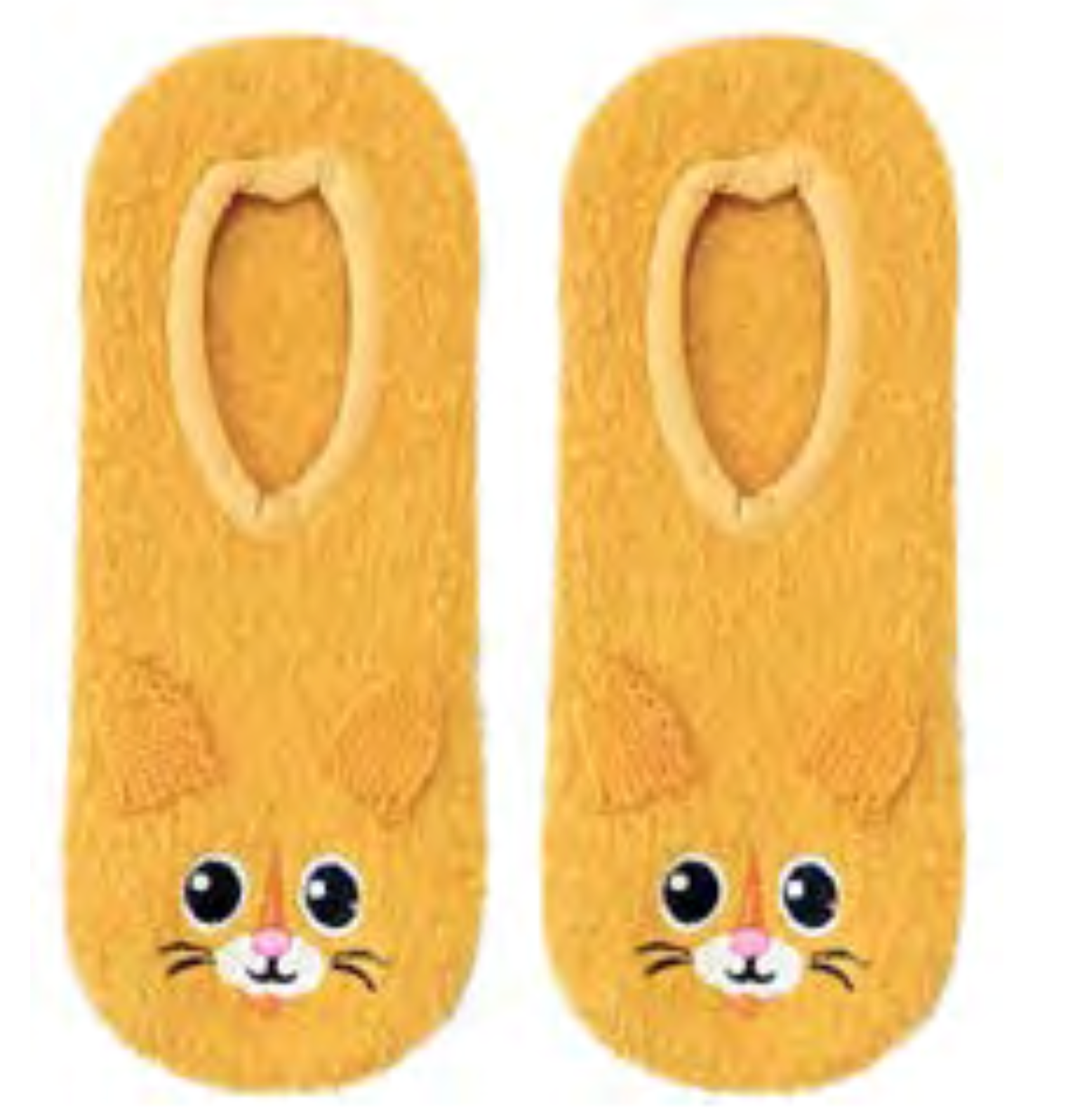 Living Royal Fuzzy Slippers – Tan Kitty
