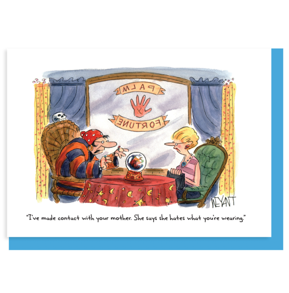 New Yorker Note Card -  Fortune Teller