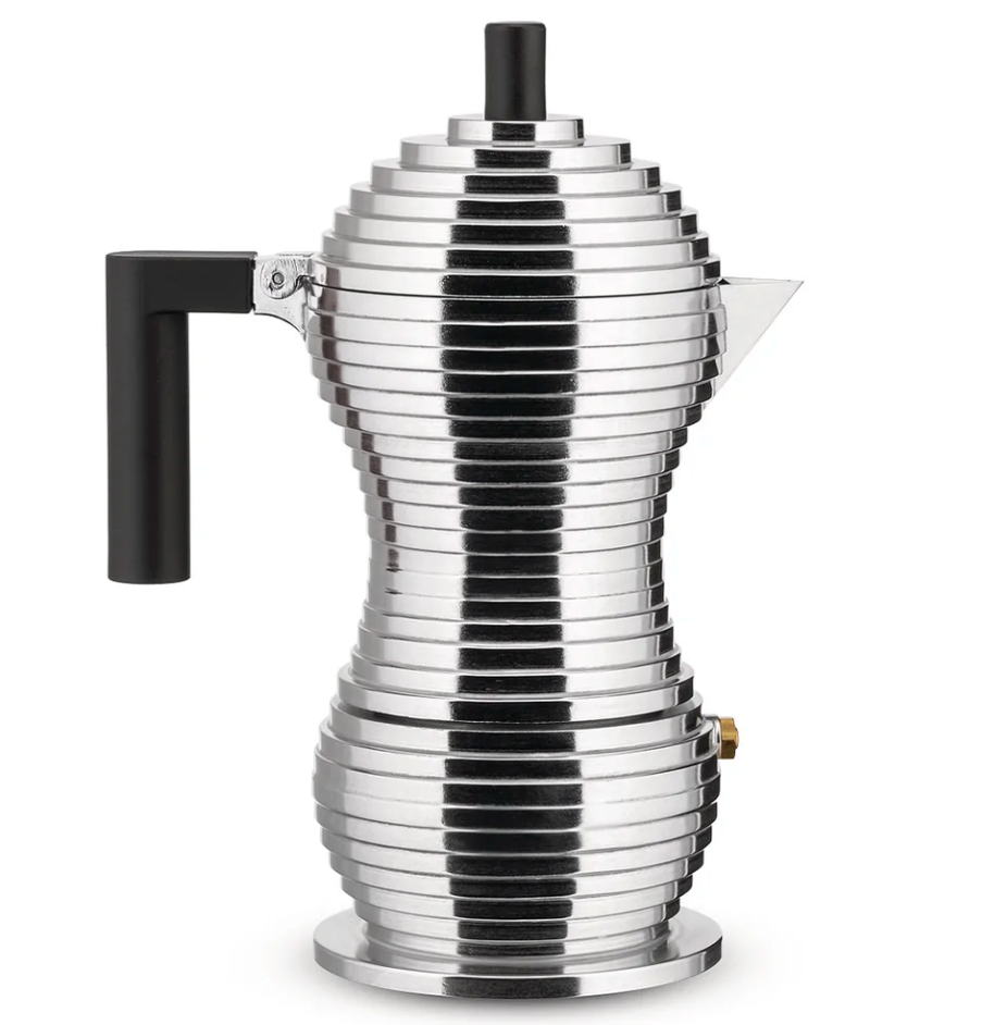 Alessi Pulcina Espresso Maker 3 -Cup – Black