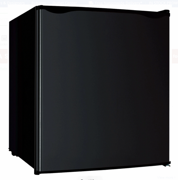 Compact Refrigerator – Black – 1.6 Cu Ft