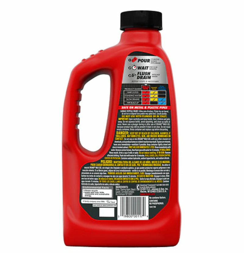 Drano Liquid Clog Remover Drain Cleaner 32 oz - 2 pk