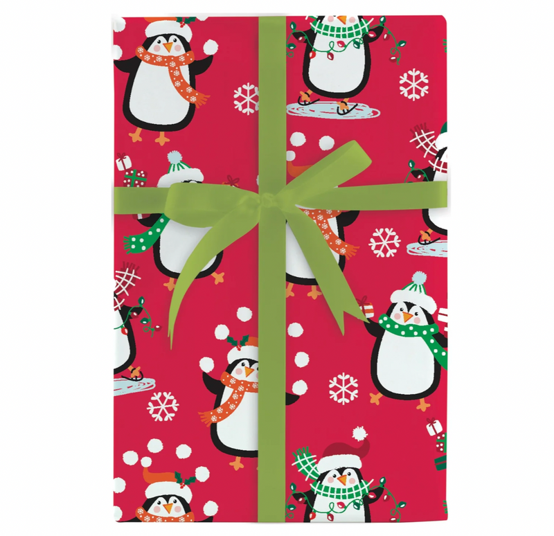 North Pole Characters Gift Wrap Roll on High Quality Paper - 30" x 10' Roll –  Local Delivery Only