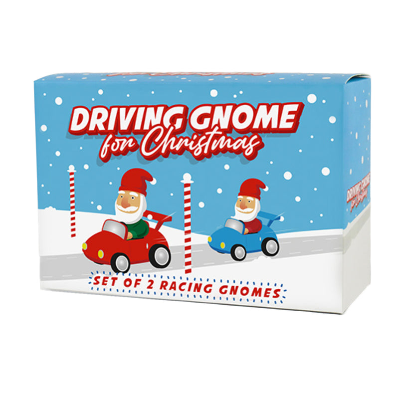 Driving Gnome for Christmas Toy – Set of 2