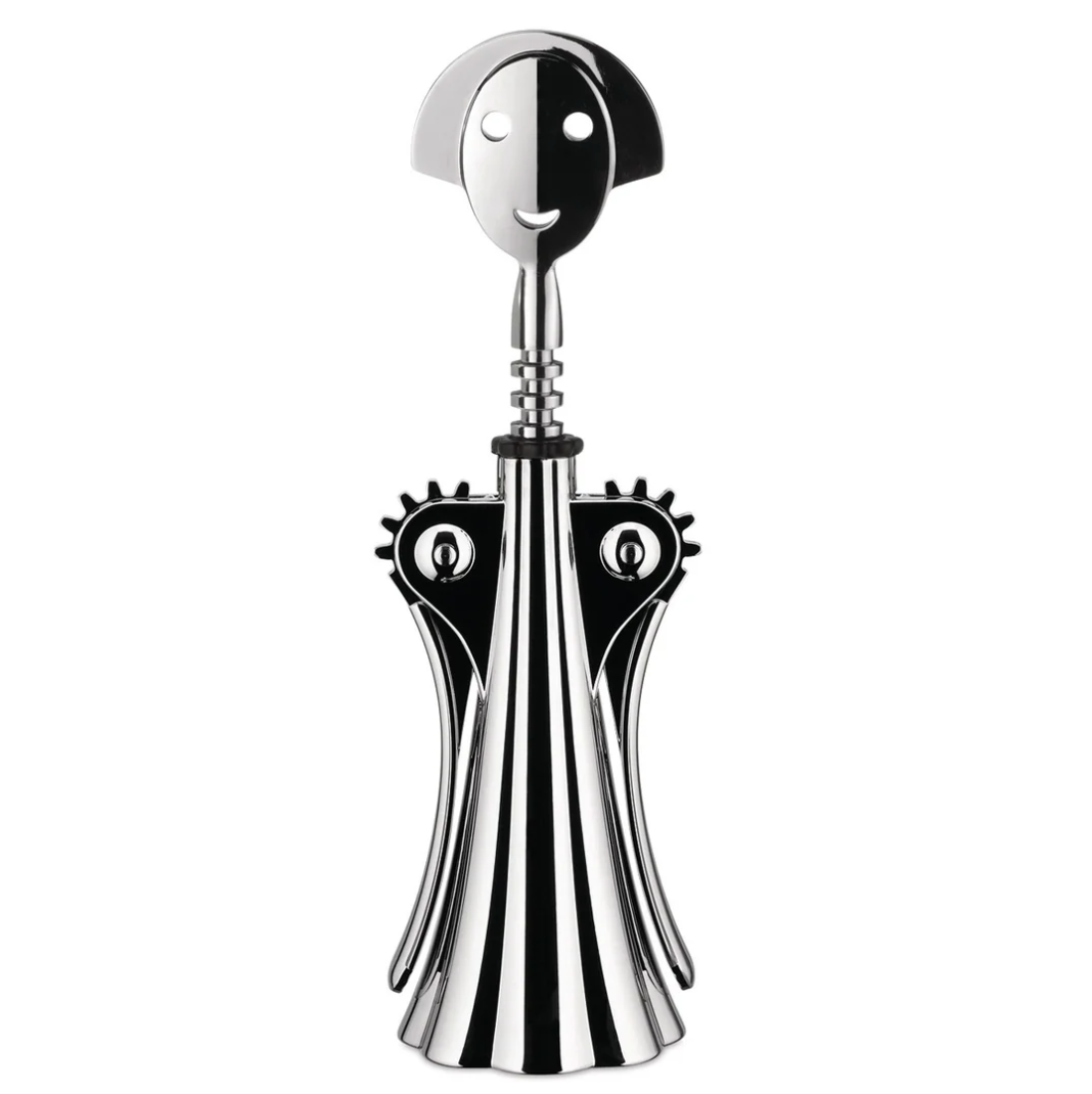 Alessi Ana G. Corkscrew By Alessandro Mendini – Chrome Plated Metal