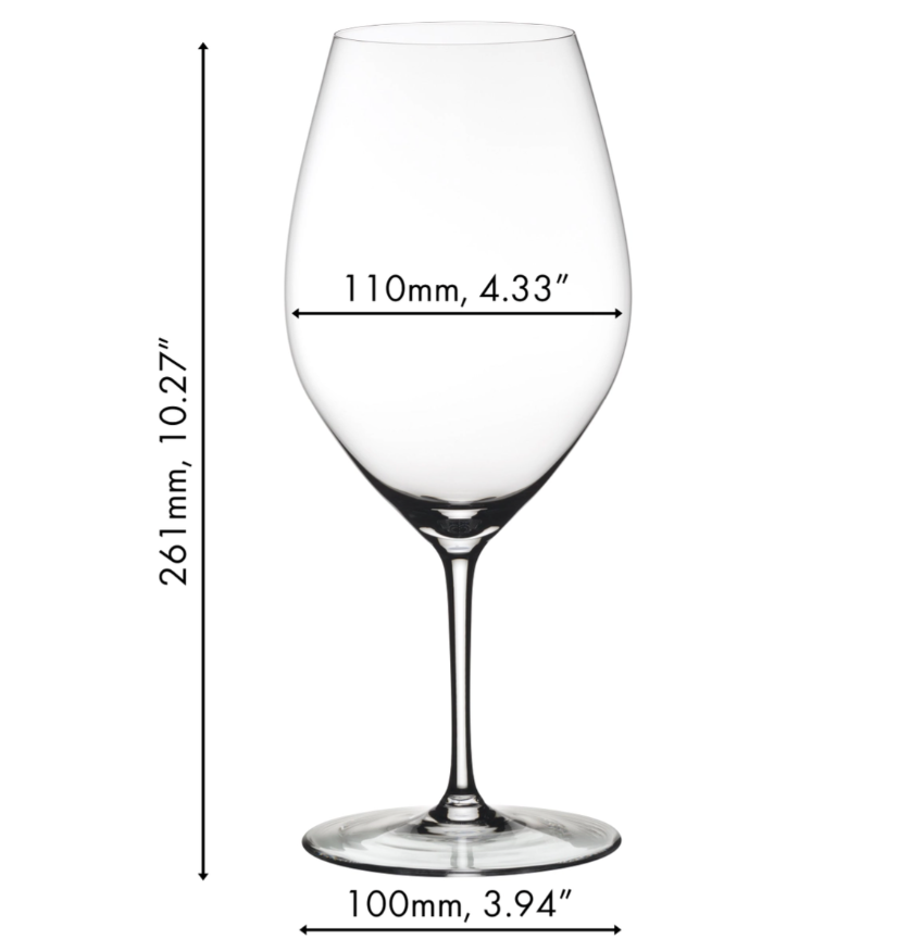 Riedel Magnum Wine Friendly Crystal Wine Glasses – Set 2 – 35oz.