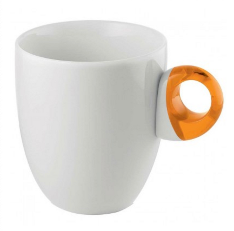 Guzzini Porcelain Feeling Mug – Orange