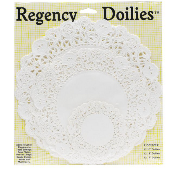 Regency Round Lace Doilies Variety Pack