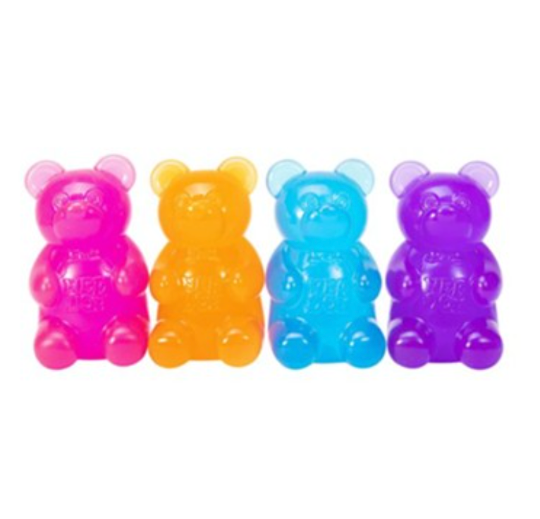 NeeDoh Gummy Bear Squishy Toy – Assorted Colors – Sold Individually