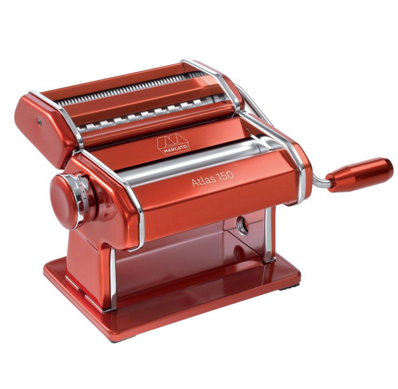 Marcato Atlas 150 Pasta Machine – Red