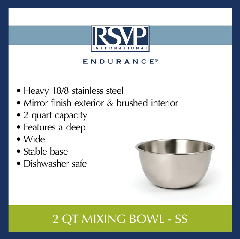 Stainless Steel Mixing – 2 qt