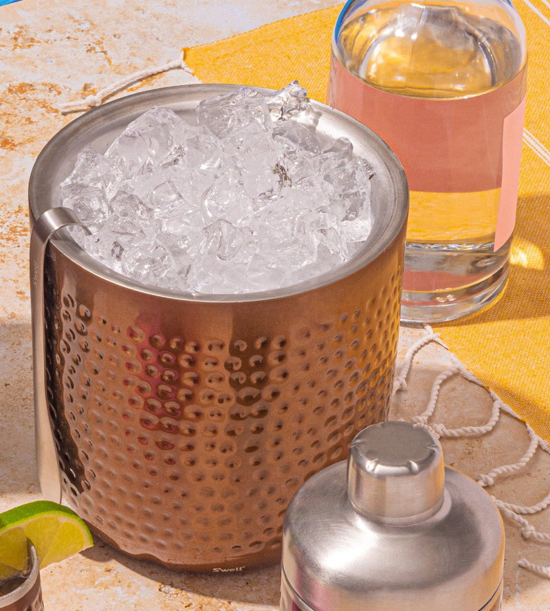 S'well 68oz Ice Bucket + Tongs – Dipped Metallic