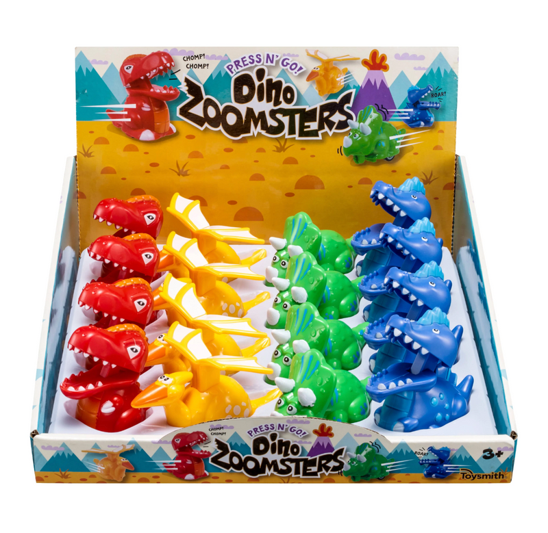 Dino Zoomsters – Assorted Colors & Styles – Each Sold Separately
