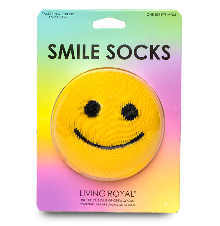 Living Royal 3D Crew Socks – Smile