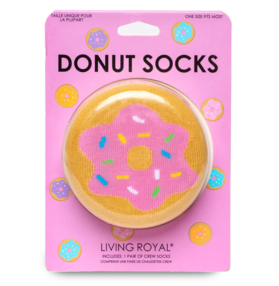Living Royal 3D Crew Socks – Donut