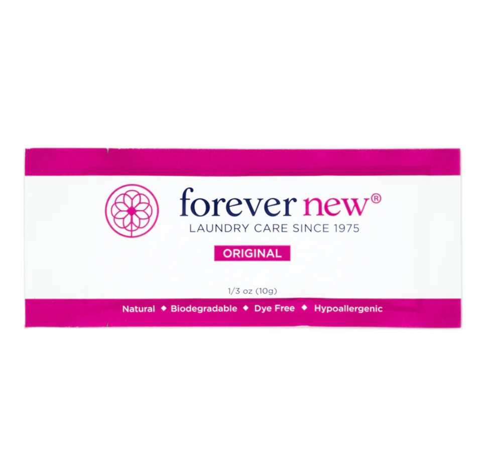 Forever New Original Fabric Care Liquid Wash Detergent Single Travel Pack –  0.33 fl oz