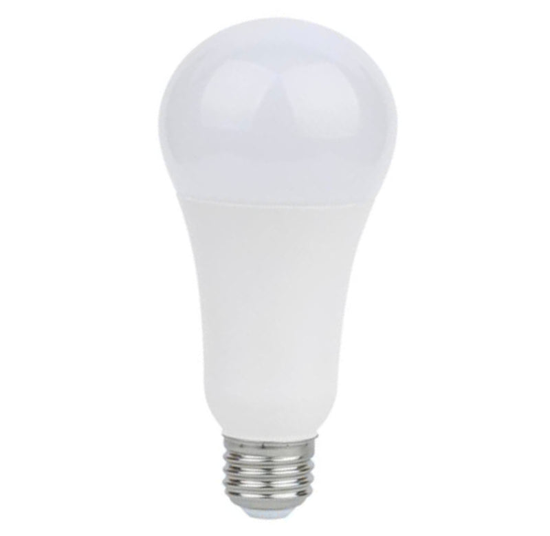Satco LED 3-Way Frosted A21 Bulb – 5/15/21W – 50/100/150 Equivalent – Warm White